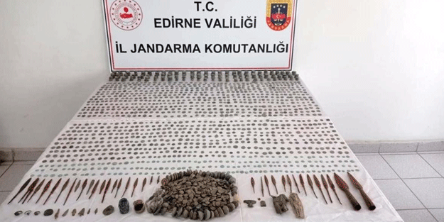 Edirne'de 'hazine' ele geçirildi