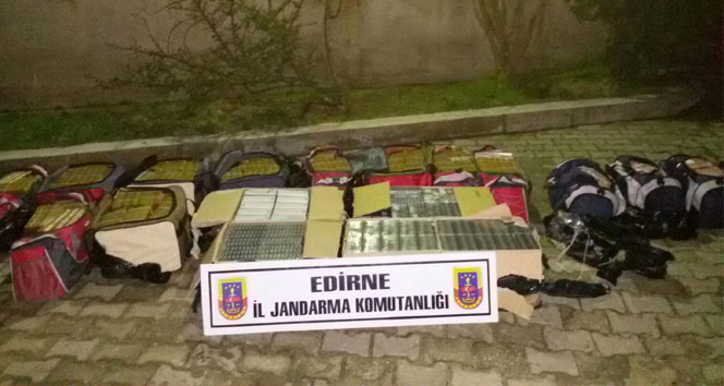 Edirne'de kaçakçılık operasyonları