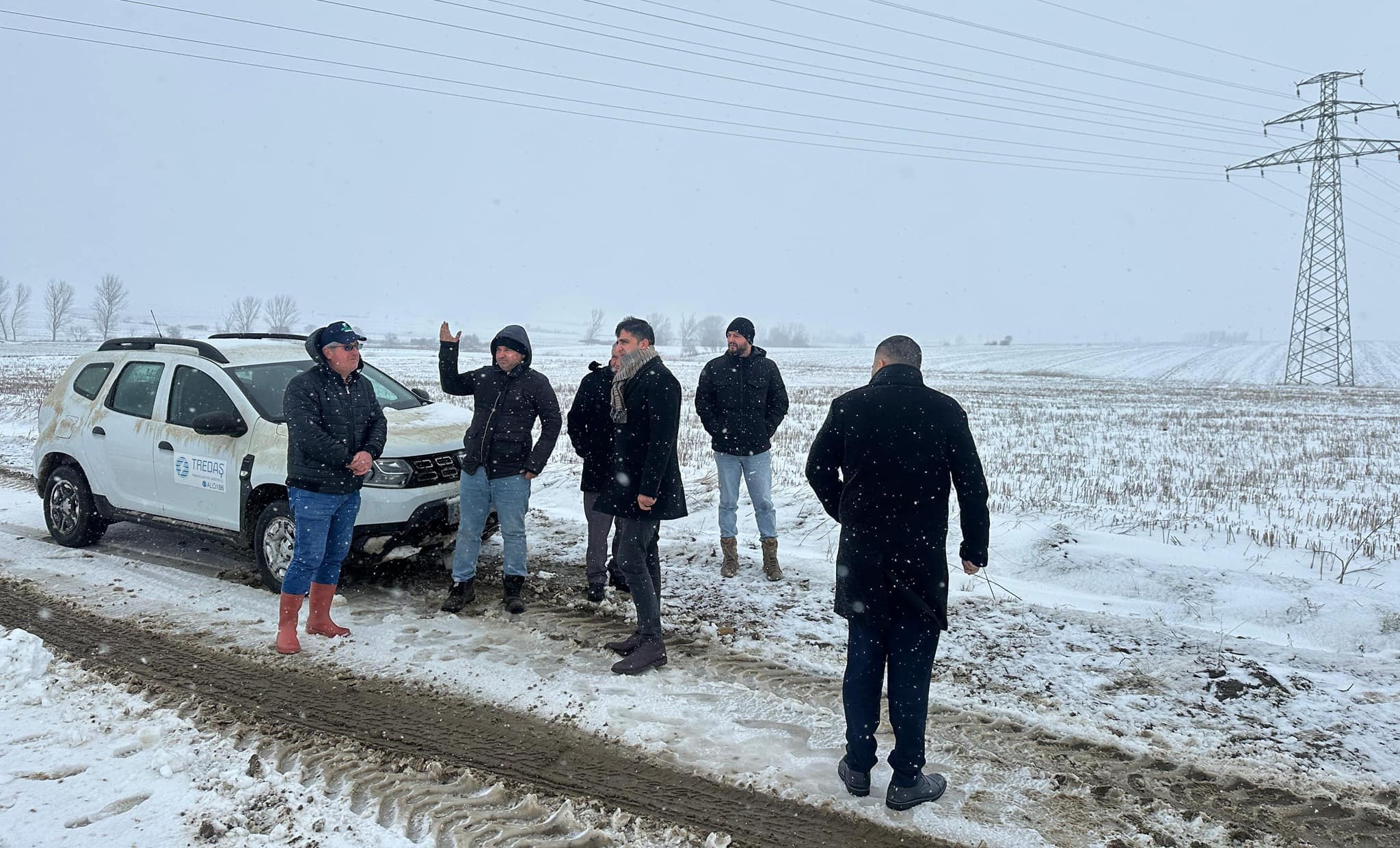 Edirne’de kar etkisini sürdürüyor