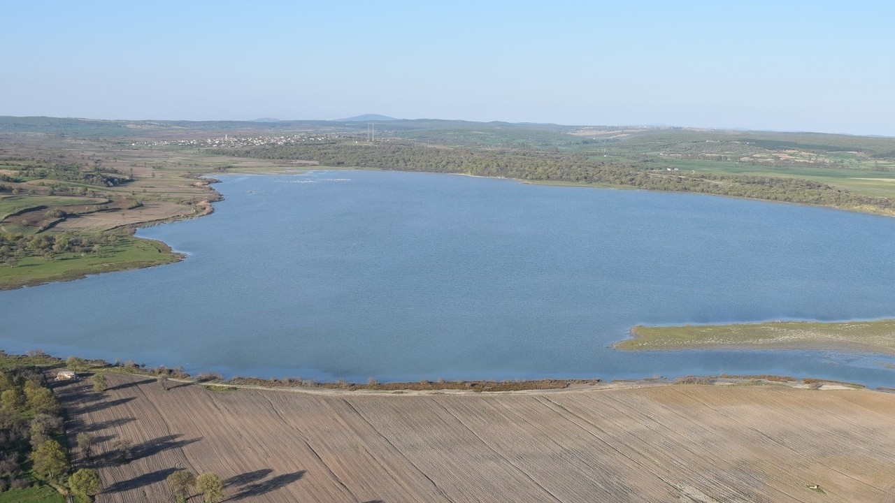 Edirne’de kuruyan gölet yeniden doldu