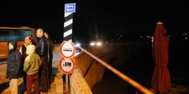 Edirne'de Meriç Nehri alarm veriyor