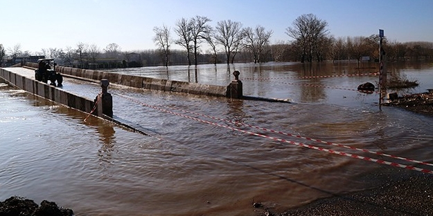 Edirne'de nehirlerin debisi normale dönüyor