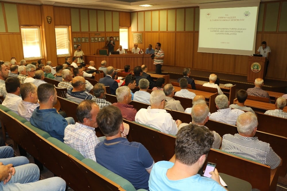 Edirne’de tarıma dayalı üreticilere 45 Milyon TL hibe desteği 