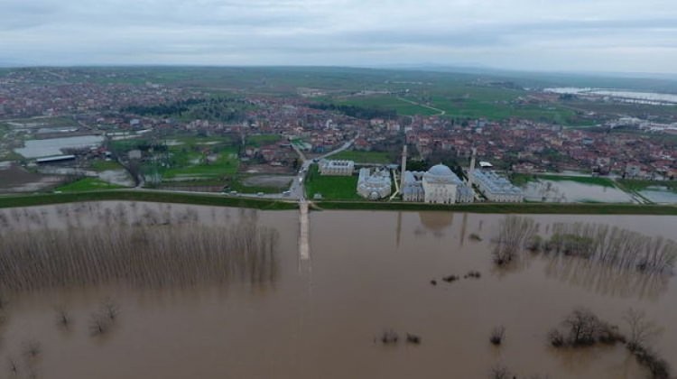 Edirne'de taşkın alarmı