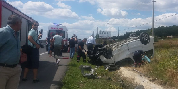 Edirne'de trafik kazaları! Yaralılar var