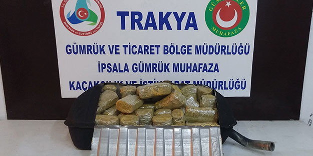 Edirne'de zehir tacirlerine büyük darbe! 975 bin TL değerinde