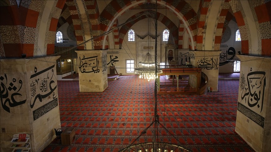 Edirne'deki selatin camiler ramazana hazır