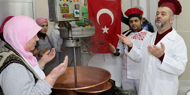 Edirne'den Mehmetçiğe deva-i misk helvası