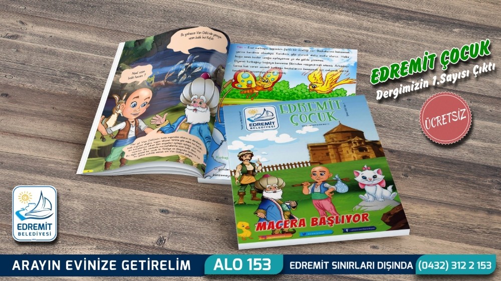 ‘Edremit Çocuk’ dergisi yayın hayatına başladı 