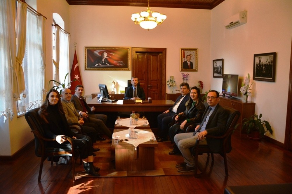 Edremit Mimarlar Odası yeni yönetiminden Kaymakam Sırmalı’ya ziyaret 