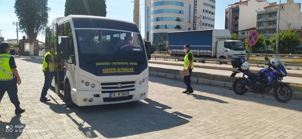 Edremit’te normalleşme sürecinde denetimler devam ediyor 