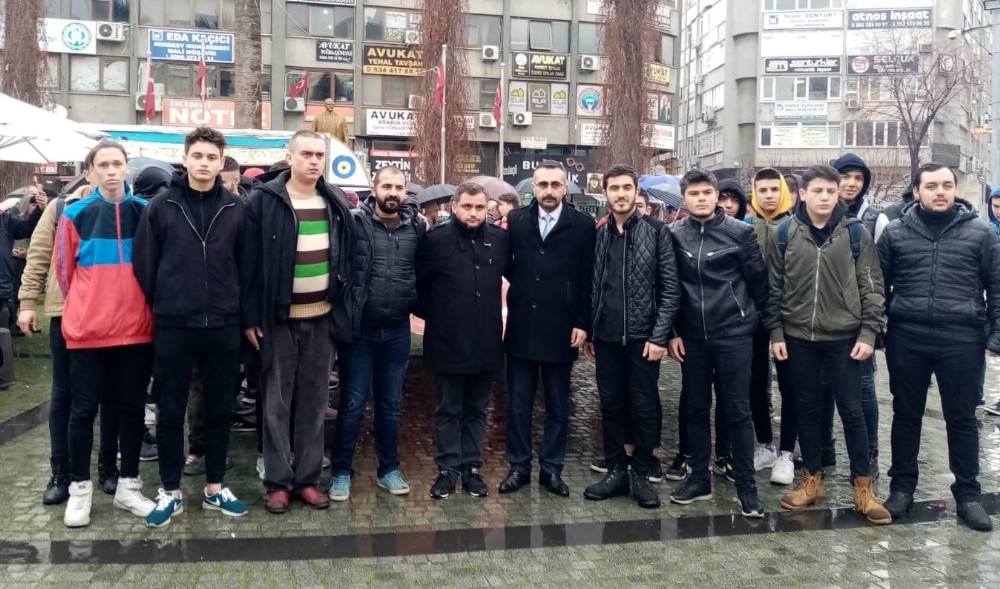 Edremit’te Ülkücüler Şehit Fırat’ı unutmadılar 