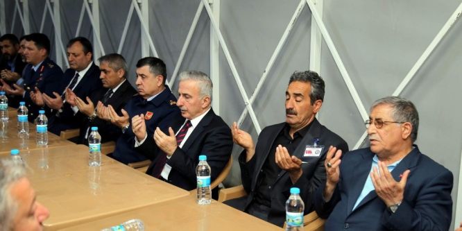 Vali Kamçı şehit mevlidine katıldı