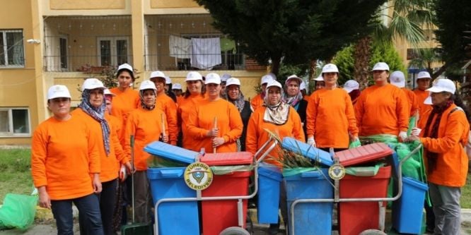 Yüreğir’de kadınlarla bahar temizliği