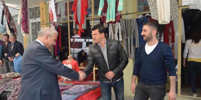 Vali Güvençer esnafın dertleriyle dertlendi