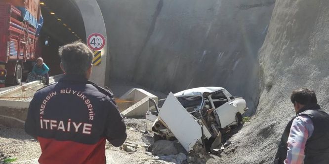 Mersin’de tünel girişinde kaza: 1 ölü