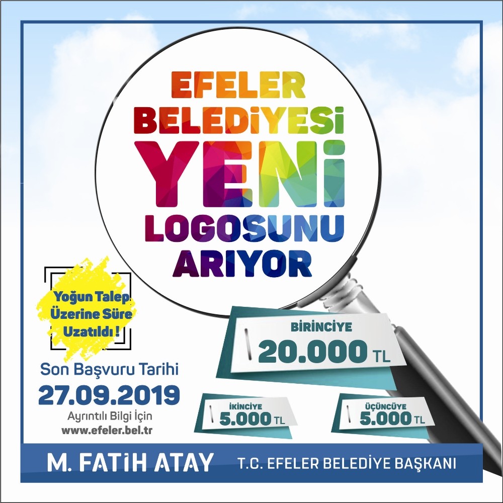Efeler Belediyesi logo yarışmasında süre uzatıldı 
