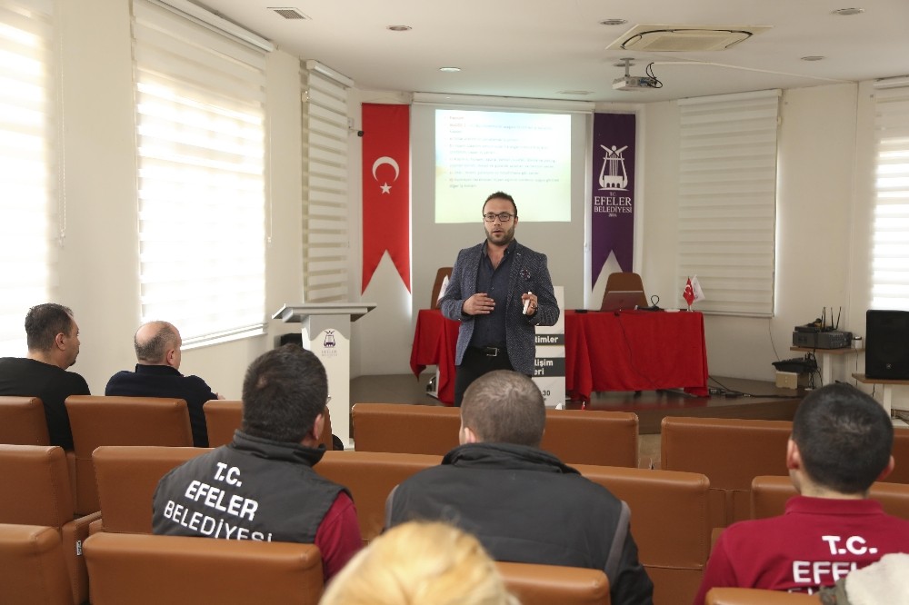 Efeler Belediyesi’nde hijyen eğitimi verildi 