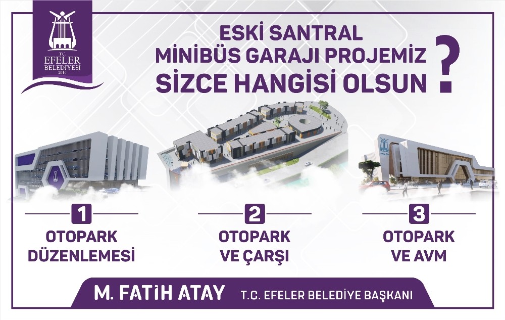 Efeler’de yeni proje halkoyuyla belirlenecek 