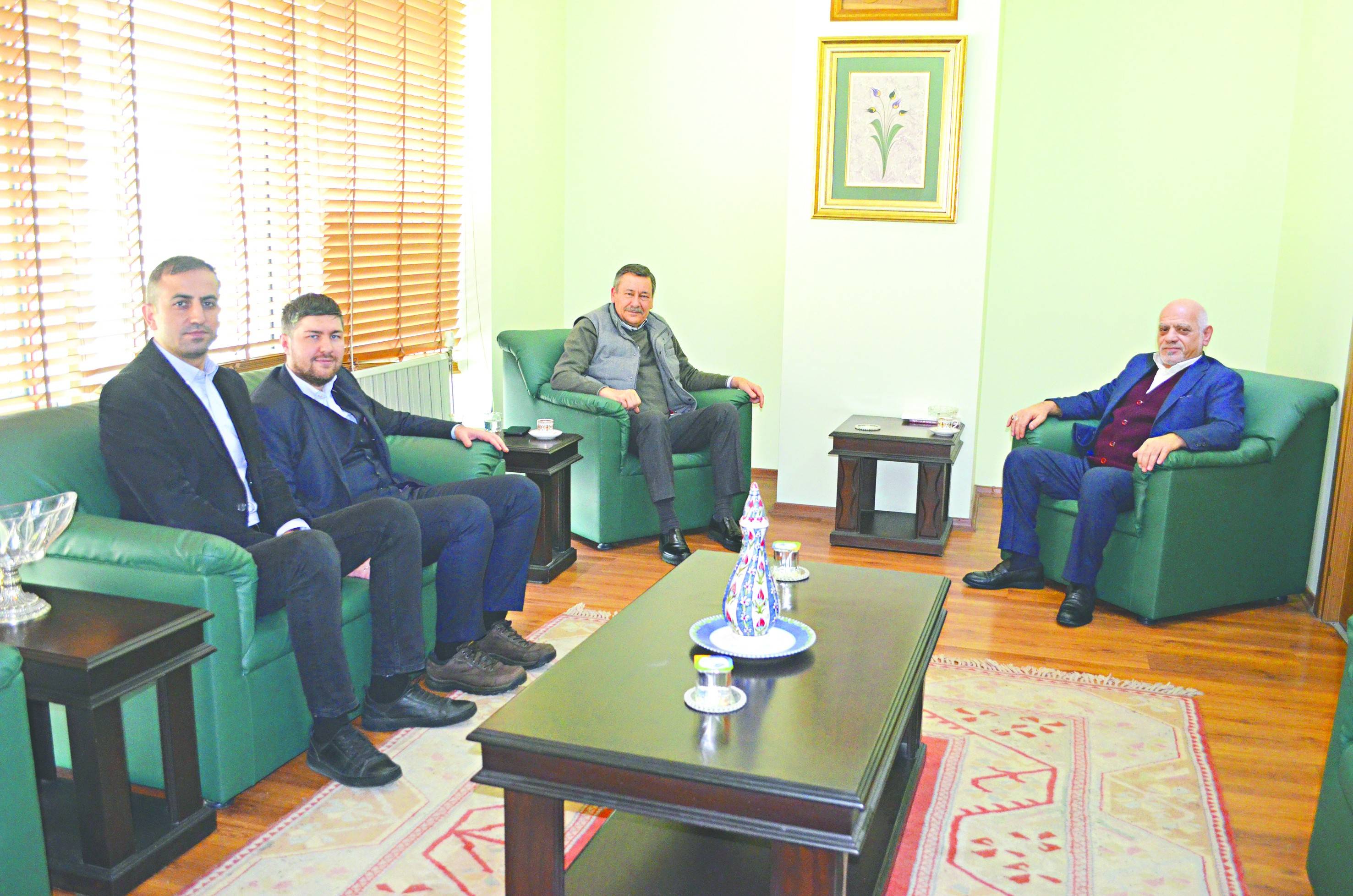 Efsane Başkan Gökçek’ten Akit’e ziyaret