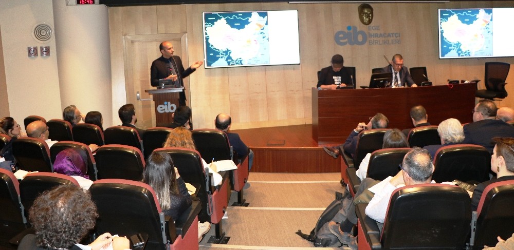 Ege ihracatçılar Çin pazarı konusunda bilgilendirildi 