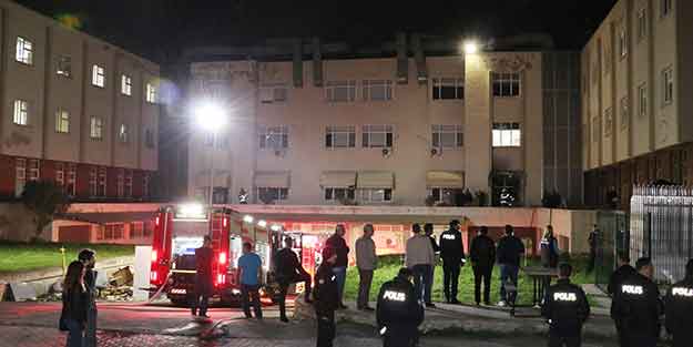 Ege Üniversitesi Çocuk Hastanesi'nde yangın!