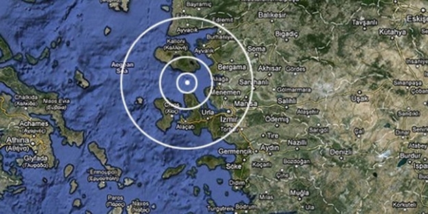 Ege'de 4,6'lık korkutan deprem