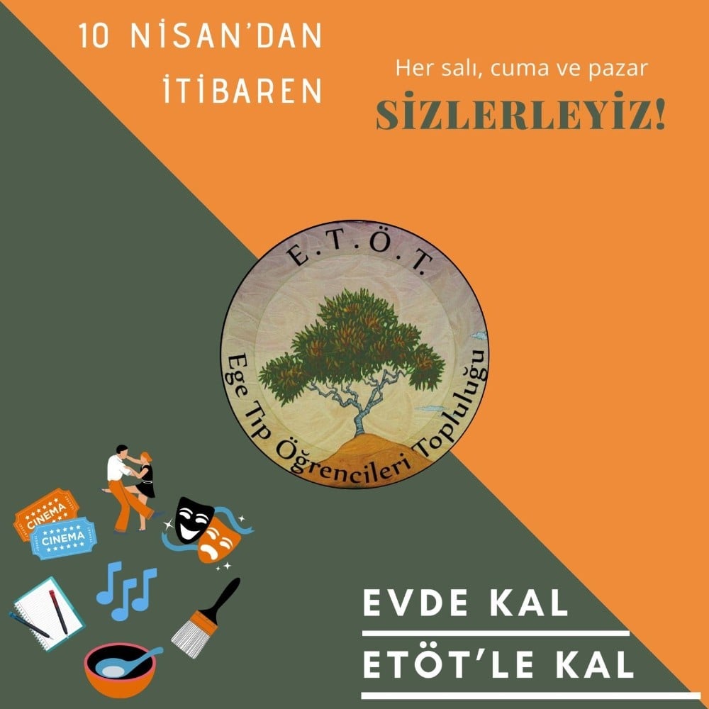 Egeli öğrencilerden “Evde kal” çağrısına destek 