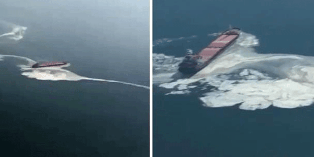 Eğer doğru ise ortalık ayağa kalkar Müsilaj bu gemi tarafından salındı