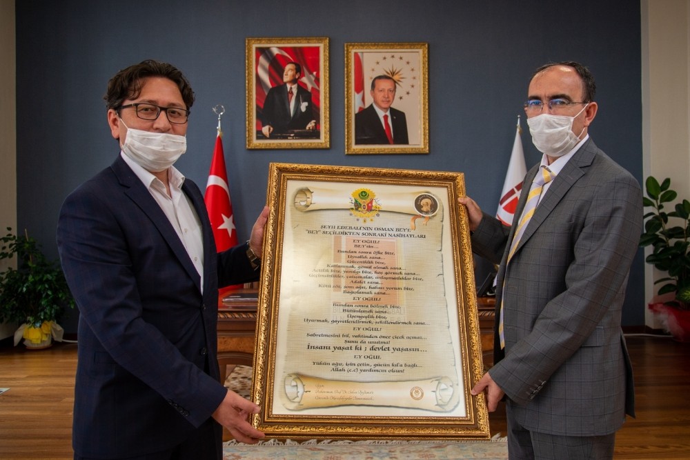 Eğitim-Bir-Sen’den Rektör Şükrü Beydemir’e ziyaret 