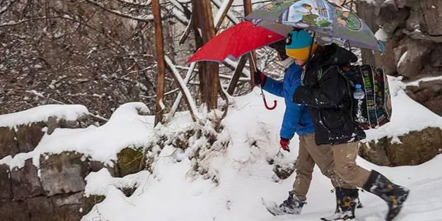 Eğitime kar engeli! Valilikler açıkladı!
