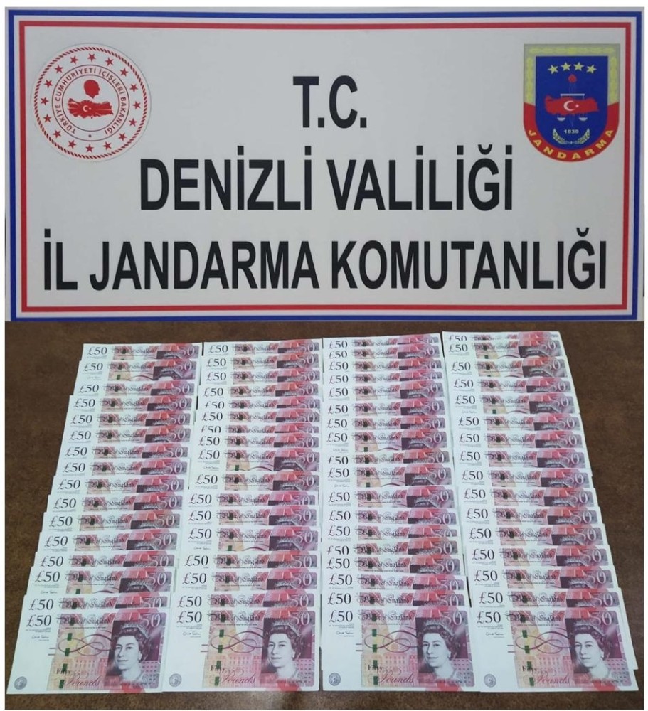 Eğlence mekanlarında harcanacak sahte sterlinler yakalandı 