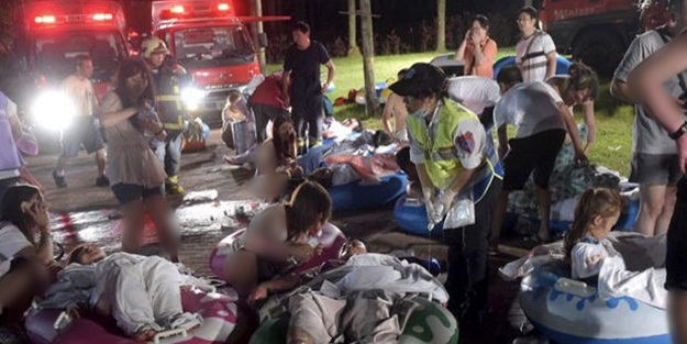 Eğlence parkında dehşet