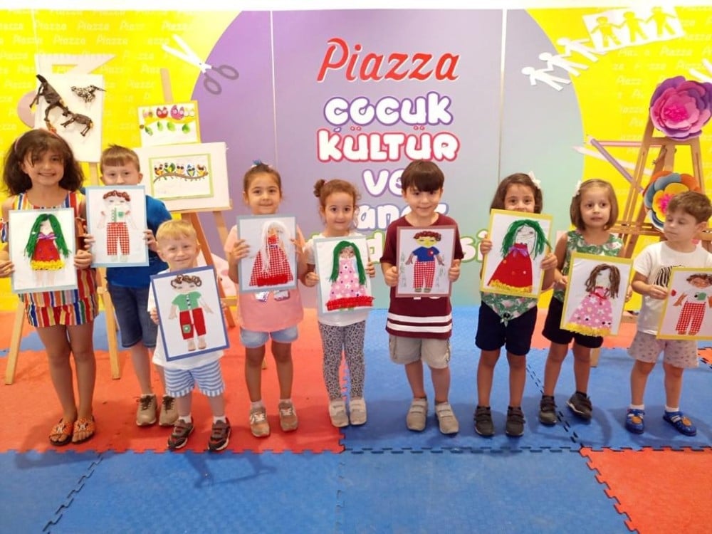 Eğlendiler, öğrendiler, sergilediler 
