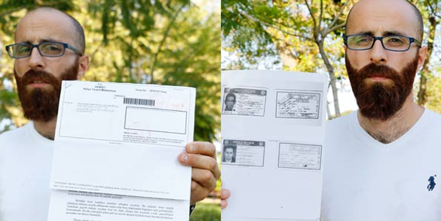 Ehliyeti kopyalandı hayatı karardı!