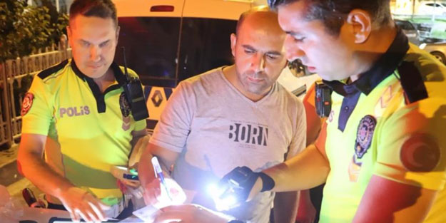 Ehliyetsiz araç kullanan sürücü uygulamada yakalandı