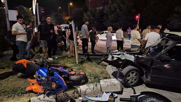 Ehliyetsiz sürücü ağır yaralandı