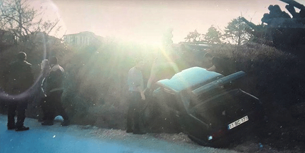 Ehliyetsiz sürücü dehşet saçtı