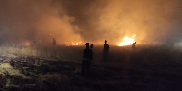 Ekili alanda korkutan yangın!