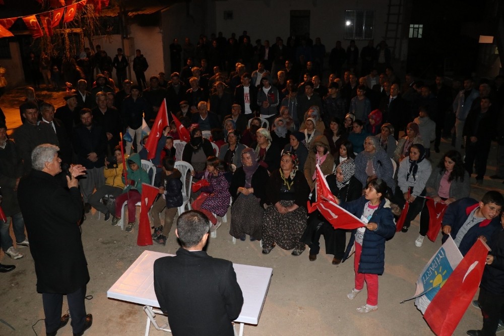 Ekinci, mahalle toplantılarında projelerini anlattı 