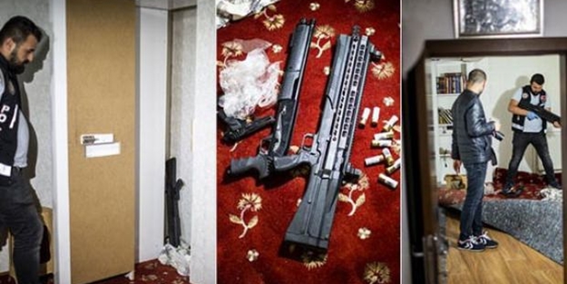 Sezginler aşiretine operasyon! Cephanelik çıktı