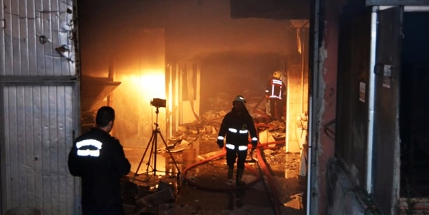 Ekmek fabrikasında yangın!