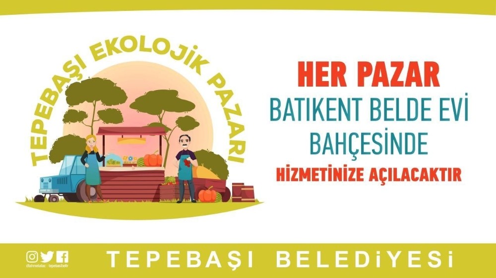 Ekolojik Pazar yeni yerinde 