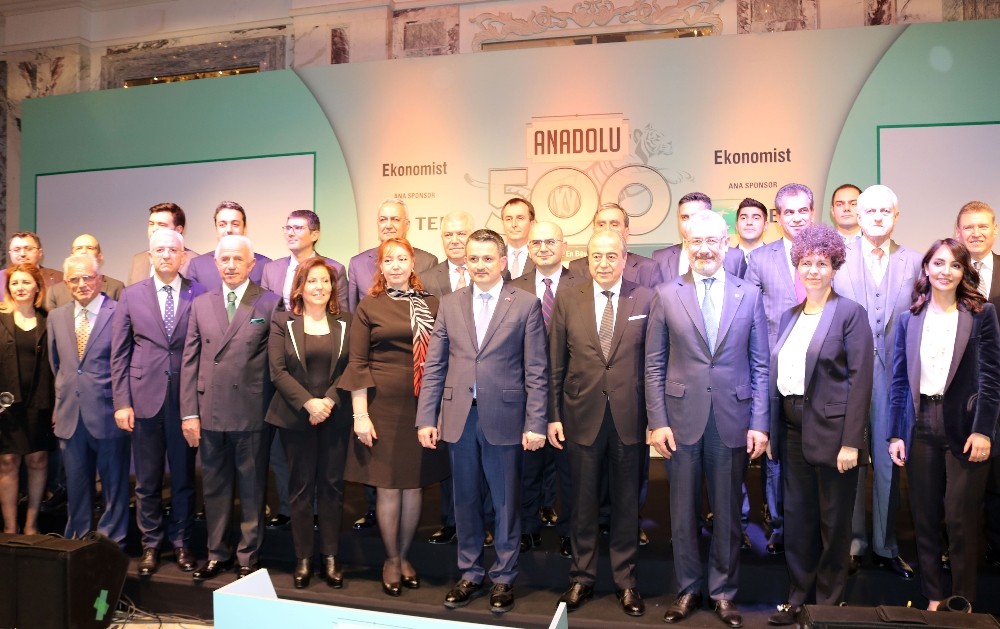 Ekonomist Anadolu 500 ödül töreni 