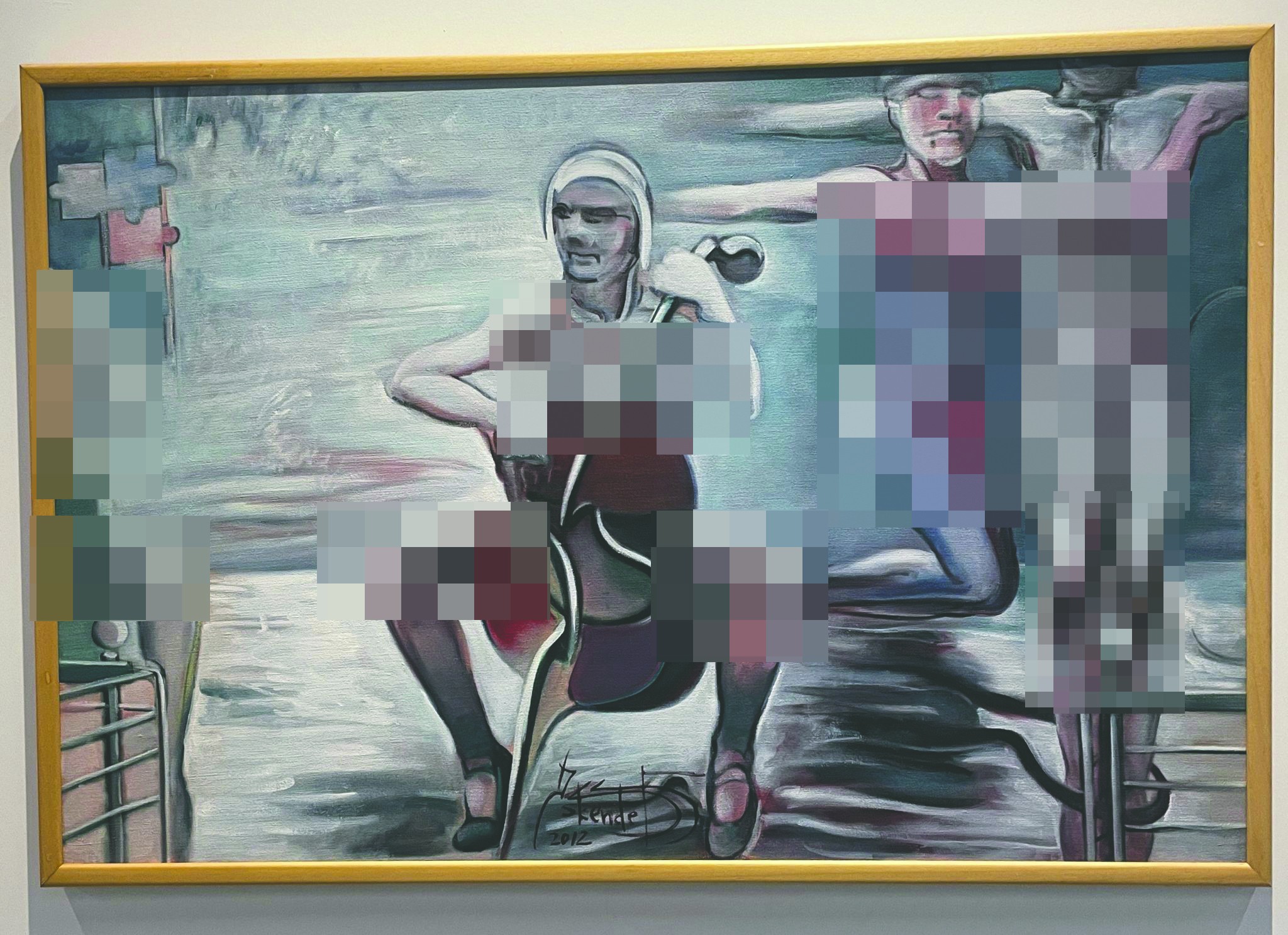 Ekrem, ahlaksız çizimlerle Feshane'yi de kirletti