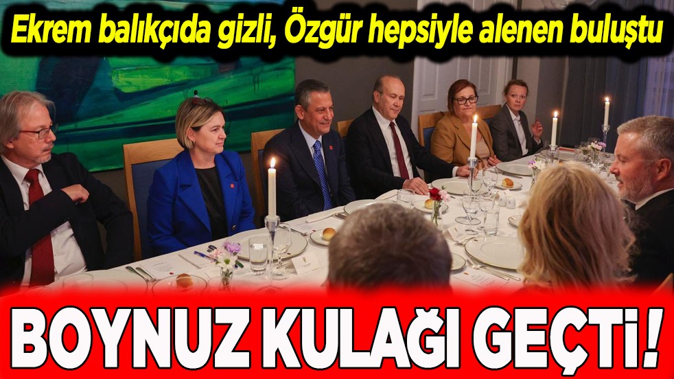 Ekrem balıkçıda gizli, Özgür hepsiyle alenen buluştu Boynuz kulağı geçti!