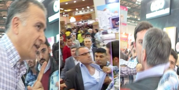 Ekrem Dumanlı ve çetesi TÜYAP Kitap Fuarında muhabirimize saldırdı!