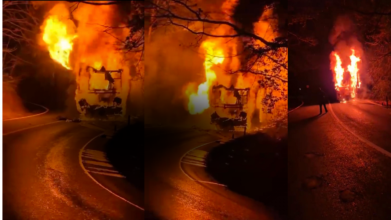 Ekrem İETT’yi yaktı! Peş peşe patlamalar sonrası alev topuna döndü