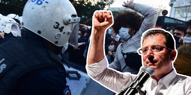 Ekrem İmamoğlu'ndan 'katil polis' sloganları atan Boğaziçi Üniversitesi'nin sözde öğrencilerine destek