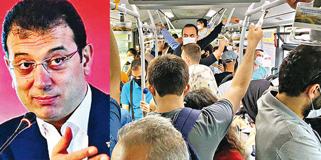 Ekrem İstanbul’u Wuhan’a çevirdi! Toplu ulaşımda gerekli adımı atmayan İmamoğlu, vaka artışına çanak tutuyor